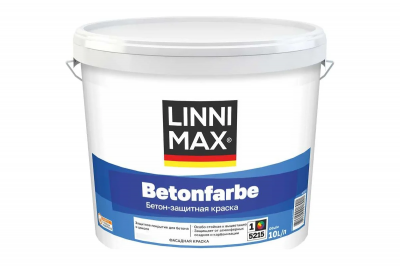 Краска водно-дисперсионная для наружных и внутренних работ LINNIMAX Betonfarbe /ЛИННИМАКС Бетонфарбе (10 л)