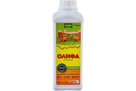 Олифа льняная натуральная FARBITEX ПРОФИ WOOD (1 л (12 шт))  - превью